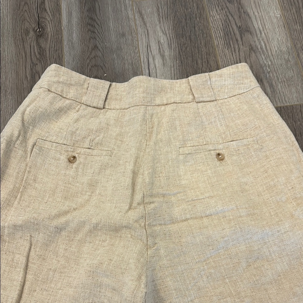 Dynamite Tan linen with Relaxed Straight-Leg Fit - Picture 10 of 13